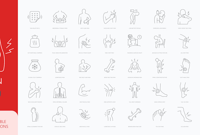 design custom minimalist outline icons